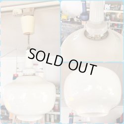 画像3: ナショナル 松下電器 乳白色ガラス白熱灯照明 昭和レトロ