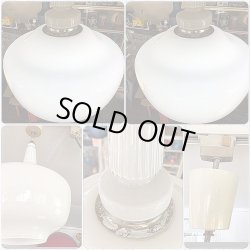 画像4: ナショナル 松下電器 乳白色ガラス白熱灯照明 昭和レトロ