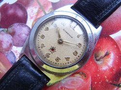 画像1:  1920年代 世界初の自動巻き腕時計 ハーウッド HARWOOD ハーフロータ OH済み 自動巻