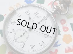 画像2: ロンジン LONGINES カラフ OH済み クロノグラフ 懐中時計 17石