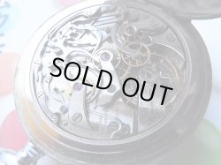 画像9:  ロンジン カラフ 夜光秒時計一型 OH済み クロノグラフ 懐中時計 17石