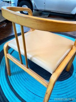 画像6: 喜多俊之 天童木工 アームチェアー 2脚あります