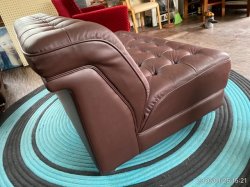 画像5: オールド カリモク ボタン留め 2人掛け ソファー カタカナカリモク