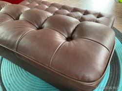 画像4: オールド カリモク ボタン留め 2人掛け ソファー カタカナカリモク