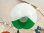 画像5:  チューリップ照明 白＆緑 ナショナル製 昭和レトロ 1970年代 ポップ (5)