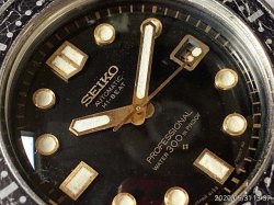 画像2: セイコー プロフェッショナルダイバー カウントダウンベゼル 300m  OH済み 純正ブレス 61ダイバー 6159-7000