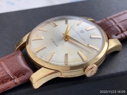 画像3: 最初期？ シチズン クロノメーター 31石 OH済み シチクロ 31石 手巻き 100ミクロ 14K金張り citizen chronometer