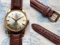 画像10: 最初期？ シチズン クロノメーター 31石 OH済み シチクロ 31石 手巻き 100ミクロ 14K金張り citizen chronometer