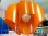 画像6: 東芝 ハート型ペンダントライト オレンジ プラスチック製 昭和レトロ ポップ ビンテージ アンティーク 当時物
