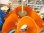 画像3: 東芝 ハート型ペンダントライト オレンジ プラスチック製 昭和レトロ ポップ ビンテージ アンティーク 当時物