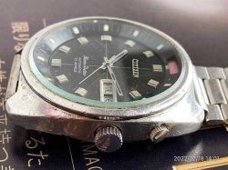 画像3: シチズン セブンスター デラックス マンスリー 黒文字盤 自動巻 OH済み 国産時計博物館