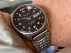 画像10: シチズン セブンスター デラックス マンスリー 黒文字盤 自動巻 OH済み 国産時計博物館