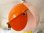 画像2: チューリップ照明 白＆オレンジ ナショナル製 昭和レトロ 1970年代 ポップ