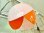 画像5: チューリップ照明2 白＆オレンジ ナショナル製 昭和レトロ 1970年代 ポップ