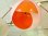 画像6: チューリップ照明2 白＆オレンジ ナショナル製 昭和レトロ 1970年代 ポップ