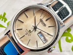 画像1: OH済み セイコー SEIKO 3面カット ハードステン グランドセイコー スペシャル 6156-8010 61GS SPECIAL カレンダー不良 新品ベルト付き