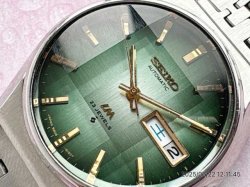 画像1: 調整済み セイコー 56LM ロードマチック 9面カットガラス純正新品 純正ブレス 5606-8110