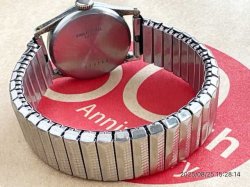 画像8: OH済み デッドストック（新品）メーカー不明 スモセコ クロノメーター 1940年代 文字盤NOBEL 15石 戦前 戦後