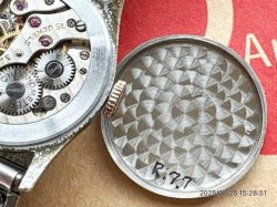 画像7: OH済み デッドストック（新品）メーカー不明 スモセコ クロノメーター 1940年代 文字盤NOBEL 15石 戦前 戦後