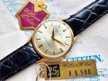 タグ付きデッドストック（未使用 シチズン ハイラインパラショック 25石 手巻紳士腕時計 14k