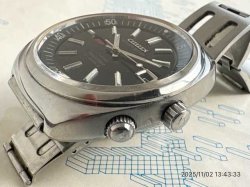 画像3: OH済み シチズン 1970年代 アンティーク セブンスター デラックス ダイバー 純正ベルト 4-521315Y