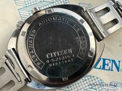 画像6: OH済み シチズン 1970年代 アンティーク セブンスター デラックス ダイバー 純正ベルト 4-521315Y