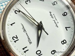 画像2: OH済み シチズン ホーマー セコンドセッティング 鉄道時計 白色ダイヤル 昭52 国鉄(金局) 21石 手巻き Citizen Homer Second Setting