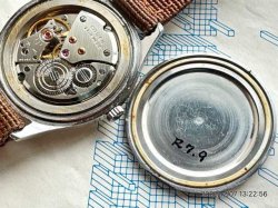 画像8: OH済み シチズン ホーマー セコンドセッティング 鉄道時計 白色ダイヤル 昭52 国鉄(金局) 21石 手巻き Citizen Homer Second Setting