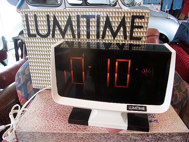 70年代LUMITIMEルミタイム 光デジタル時計 KT-10B 田村電機デッドストック - AITA 昭和レトロ