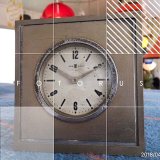 画像: 東京時計 TOKYO CLOCK スタンド ゼンマイ手巻き 置時計 昭和レトロ