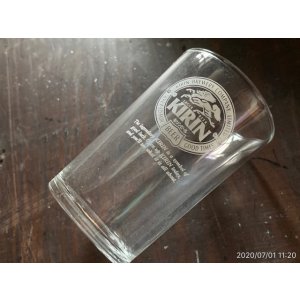 画像: 懐かしのキリンビール グラス 1個 170cc 昭和レトロ ノベルティ 非売品 未使用