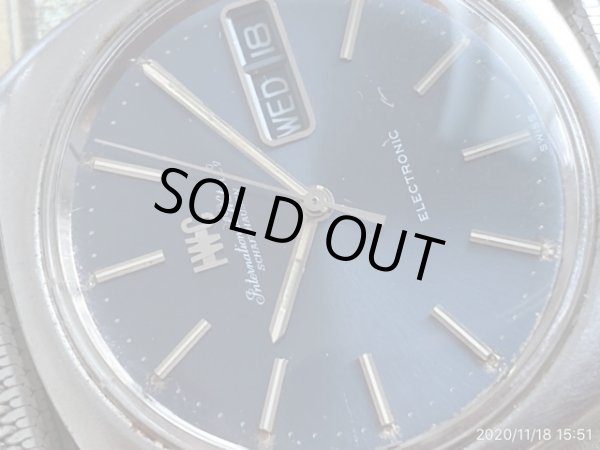 IWC エレクトロニック 音叉時計 OH済み 純正ブレス グラブルー