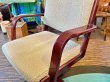 画像6: カタカナ オールド カリモク デスクチェア 書斎椅子 ワークチェア 昇降式椅子 360回転椅子 国産家具 昭和レトロvintage ビンテージ