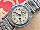 画像: OH済み デッドストック（新品）メーカー不明 スモセコ クロノメーター 1940年代 文字盤NOBEL 15石 戦前 戦後