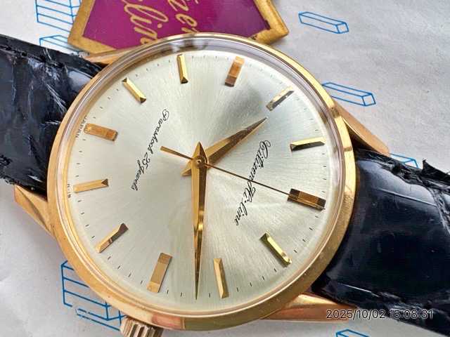 画像: グ付きデッドストック（未使用）  シチズン ハイラインパラショック  25石 手巻紳士腕時計 14k