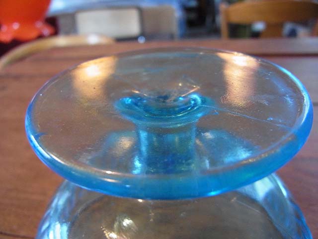 画像3: 青ガラスコップ　アイスクリーム　カキ氷　レトロ