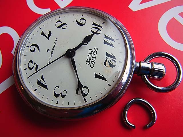 SEIKO 懐中時計 21石 稼働品鉄道時計 - 腕時計(アナログ)