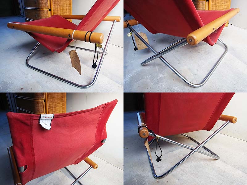 画像: 当時物 タグ付き 新居猛デザインNY/ニーチェア折り畳み椅子MoMA