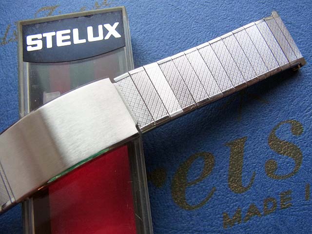 ステラックス(STELUX)6 ステンレスベルト20mm 未使用デッドストック 