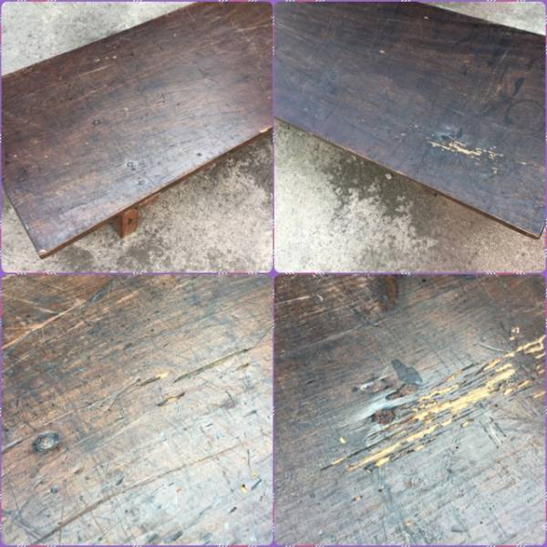 画像3: 国産松 一枚板 天然木 190cm厚み2.5cm 公会堂 アンティーク昭