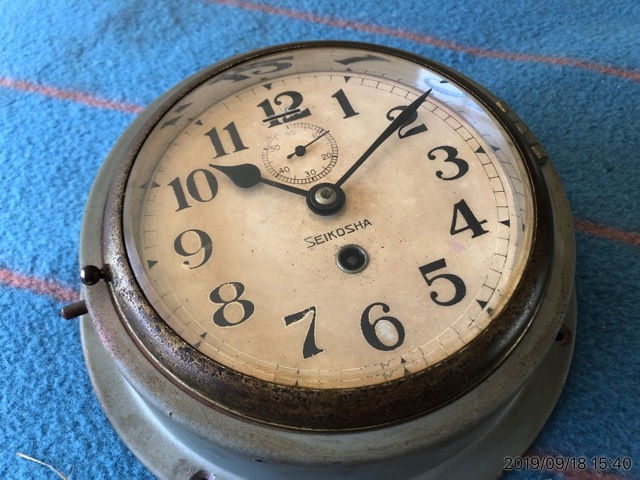 8970円 最上の品質な 古い精工舎 機械時計 船時計