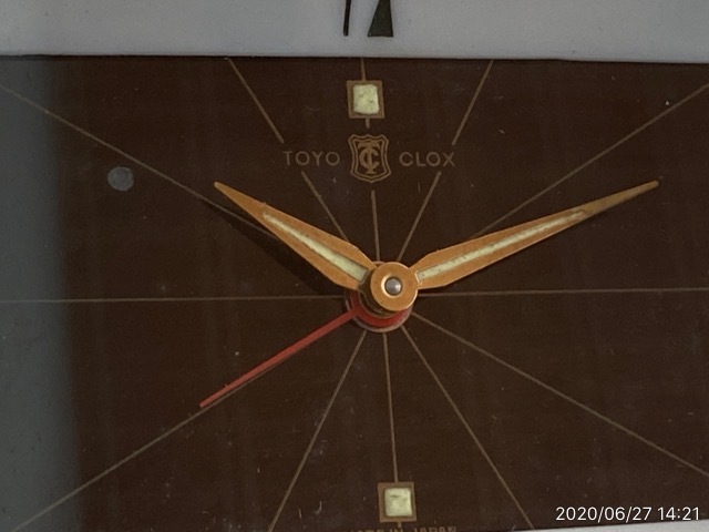 東洋時計 TOYOCLOX プラスチック置き時計 オルゴール目覚まし ゼンマイ式 アナログ 昭和レトロ アンティーク - AITA 昭和レトロ