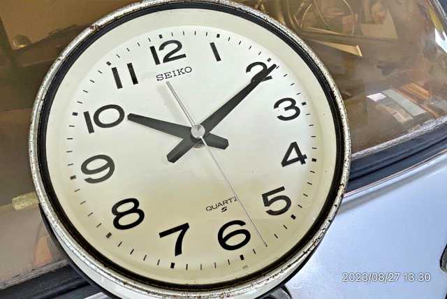 画像1: SEIKO セイコー 船舶時計 バス時計 ビンテージ ミッドセンチュリー 掛時計/柱時計