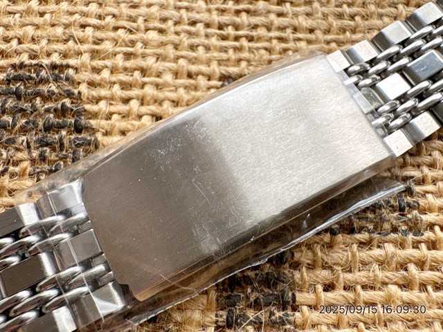 画像3: バネ式3 変則2連ステンレスベルト 18〜21mm 未使用デッドストック1970年代