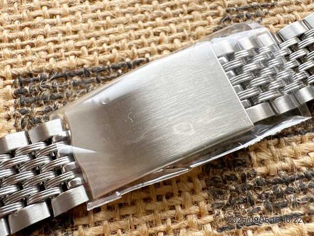 画像3: マルマン12 バネ式9連 ステンレスベルト 18〜22mm 未使用デッドストック70年代