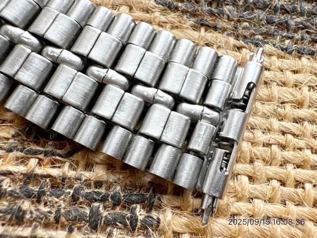 画像6: マルマン10 バネ式5連ステンレスベルト 18〜21mm 未使用デッドストック1970年代