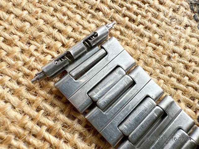 画像5: マルマン9 バネ式9ステンレスベルト 18〜22mm 未使用デッドストック70年代 [250921]