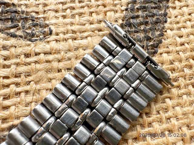 画像6: マルマン11 変則バネ式7連ステンレスベルト 18〜21mm 未使用デッドストック1970年代