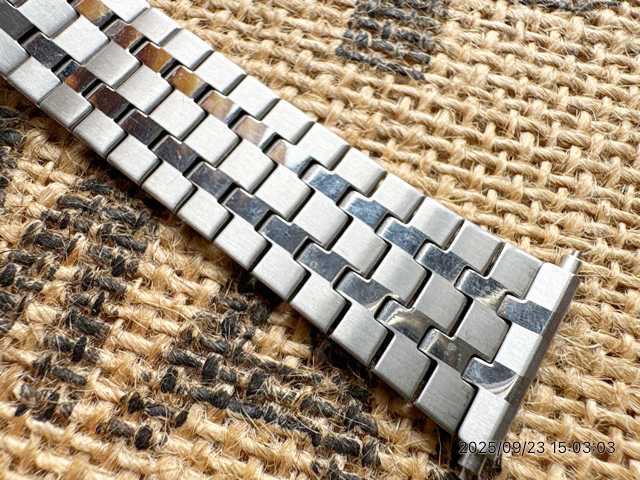 画像3: マルマン13 バネ式7連ステンレスベルト 18〜21mm 未使用デッドストック1970年代 