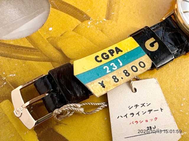 画像8: タグ付き（未使用） デッドストック シチズン ハイライン デート 23石 手巻き CPGA 激レア メンズ腕時計